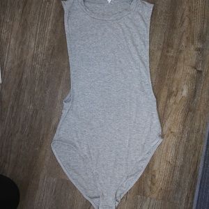 Low side boob bodysuit